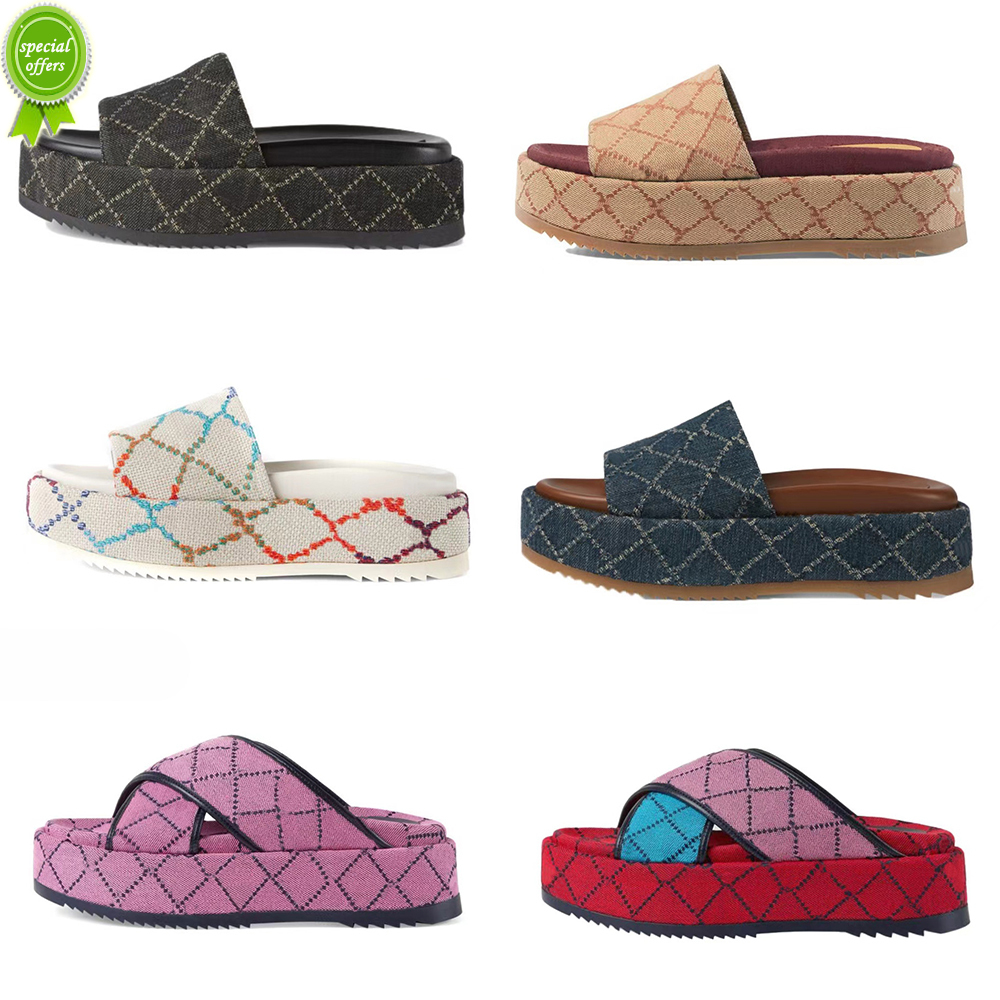 Sandals Sandals New High 2023 quality Denim Slipper embroidered Cotton Luxury Designer Slides women Fashion Thick bottom women platform letter sandals, #20
Sandals Sandals New High 2023 quality Denim Slipper embroidered Cotton Luxury Designer Slides women Fashion Thick bottom women platform letter sandals, #20