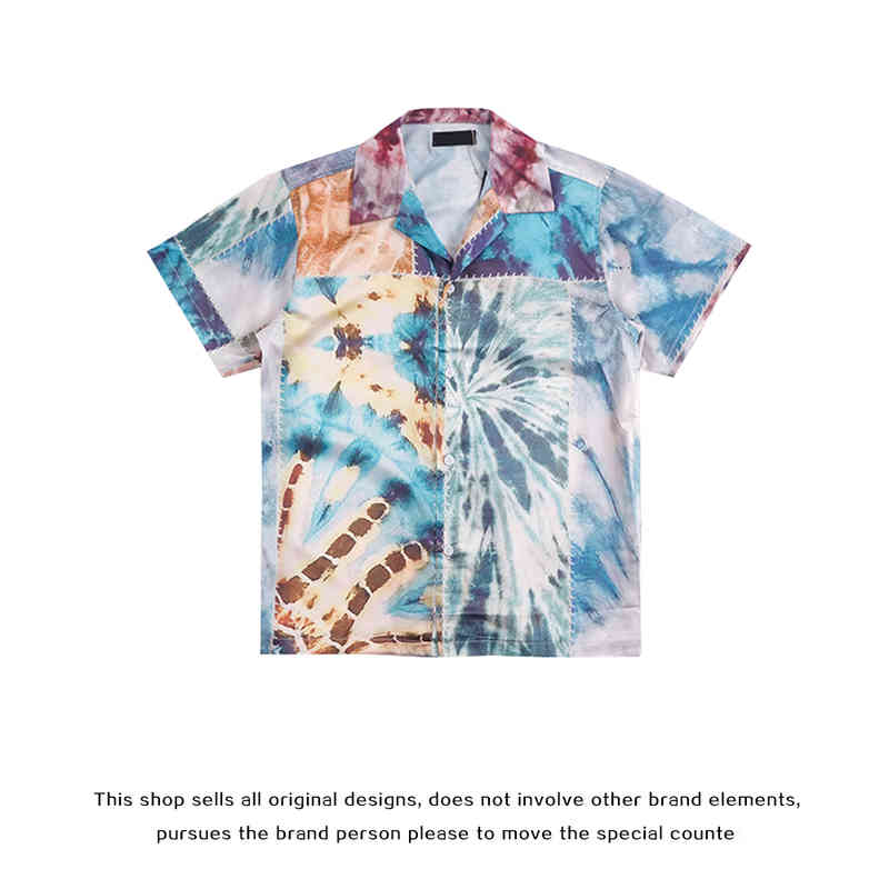Designer t Shirts Oversized Fog Amirss Fashion Brand Tie Dyeing Stitching Gradual Colorful Printing Silk Satin Loose Short Sleeve Shirt for Men and Women, Brilliant red and blue
Designer t Shirts Oversized Fog Amirss Fashion Brand Tie Dyeing Stitching Gradual Colorful Printing Silk Satin Loose Short Sleeve Shirt for Men and Women, Brilliant red and blue