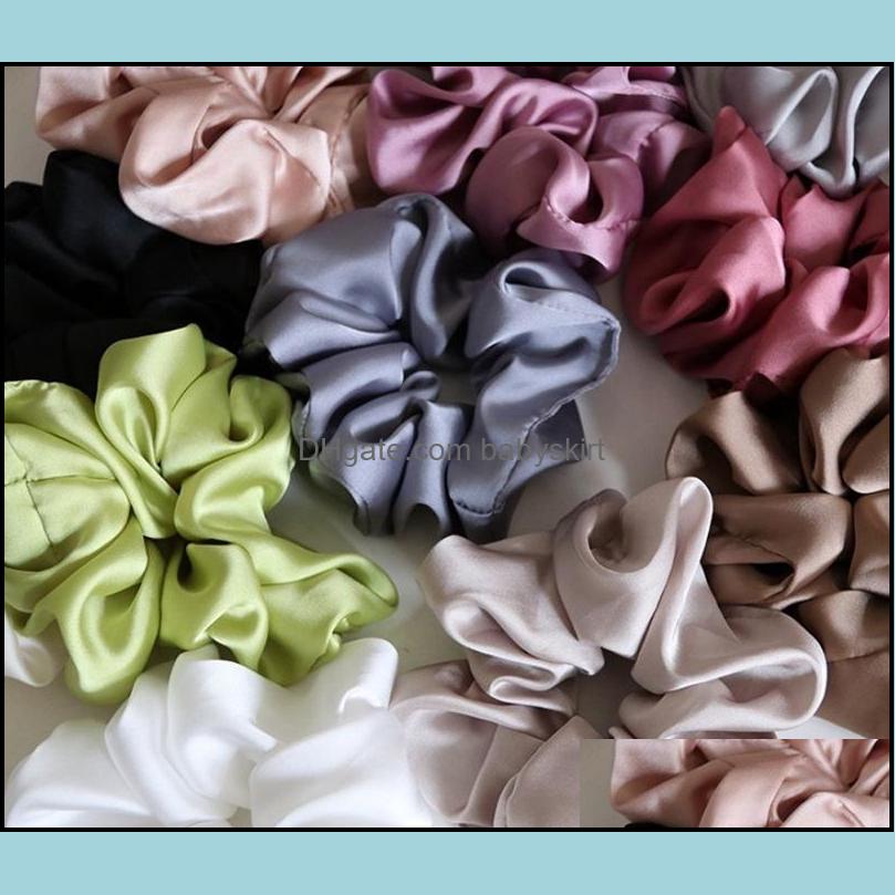 Hair Accessories Tools Products Fashion Women Girls Silky Satin Scrunchies Solid Stretch Elastic Hairs Tie Simple Elegant Rubber Band Pony
Hair Accessories Tools Products Fashion Women Girls Silky Satin Scrunchies Solid Stretch Elastic Hairs Tie Simple Elegant Rubber Band Pony
