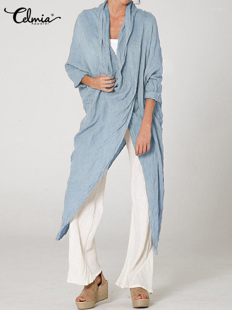 Women' Blouses & Shirts Celmia Women 2022 Summer Cover-up Vintage Asymmetrical Breathable Long Casual Cowl Neck Sleeve Thin BlusasWomen' C, Beige
Women' Blouses & Shirts Celmia Women 2022 Summer Cover-up Vintage Asymmetrical Breathable Long Casual Cowl Neck Sleeve Thin BlusasWomen' C, Beige