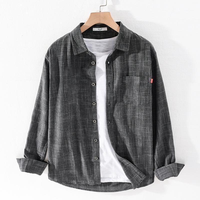 Spring And Autumn 2022 Style Long Sleeve Pure Cotton Men Shirt Fashion Solid Shirts For Casual Comfortable Male Men's, Gray
Spring And Autumn 2022 Style Long Sleeve Pure Cotton Men Shirt Fashion Solid Shirts For Casual Comfortable Male Men's, Gray