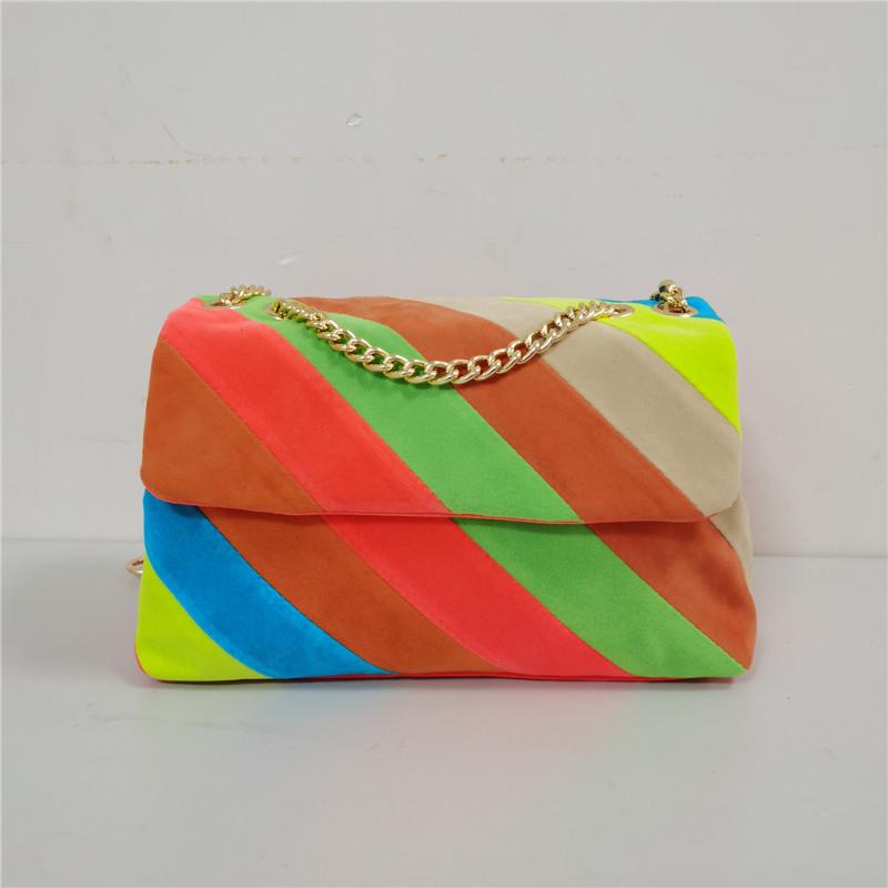 Evening Bags High Quality Rainbow Purse Metallic Colorful Jointing Handbag With Adjustable Shoulder Strap Crossbody Bag Multi Color StripeEv, Rainbow 2
Evening Bags High Quality Rainbow Purse Metallic Colorful Jointing Handbag With Adjustable Shoulder Strap Crossbody Bag Multi Color StripeEv, Rainbow 2