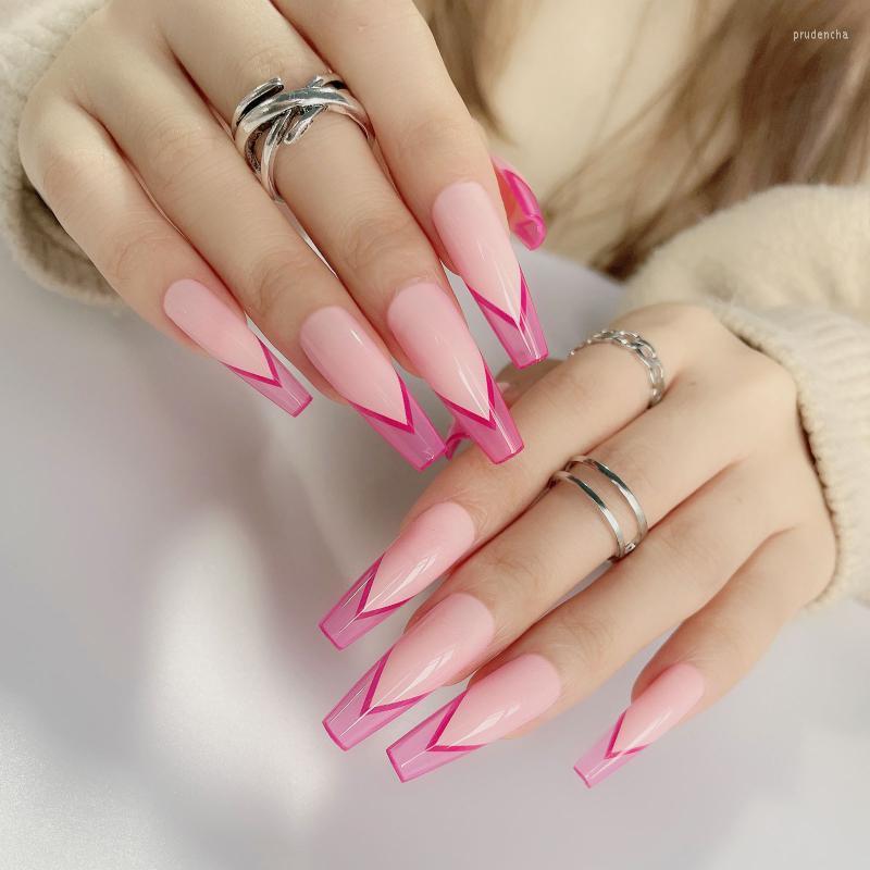 False Nails Misschreeings 24Pcs/Box Detachable Long Ballerina With Design Wearable Fake Full Cover Nail Tips Manicure Prud22, C-ks04
False Nails Misschreeings 24Pcs/Box Detachable Long Ballerina With Design Wearable Fake Full Cover Nail Tips Manicure Prud22, C-ks04