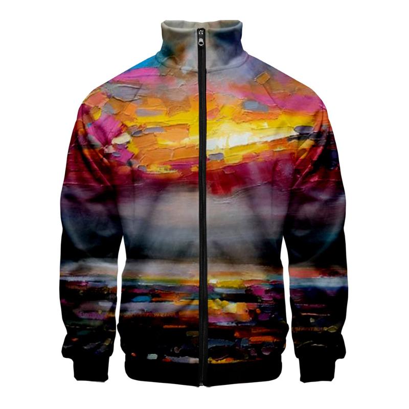Men's Jackets Man Women Classic Oil Painting Runing Sweatshirts Autumn Winter Long Sleeve Jacket Casual Zipper Stand Collar Sport Coats, Hl02392
Men's Jackets Man Women Classic Oil Painting Runing Sweatshirts Autumn Winter Long Sleeve Jacket Casual Zipper Stand Collar Sport Coats, Hl02392