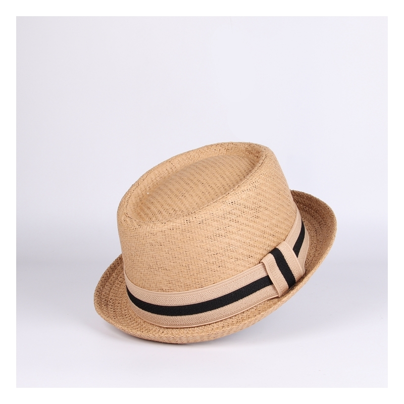 ummer Women Men Raffia un For Gentleman Letter Boater Fe Dad Flat Pork Pie Tael Beach Hat Panama Cap 220613