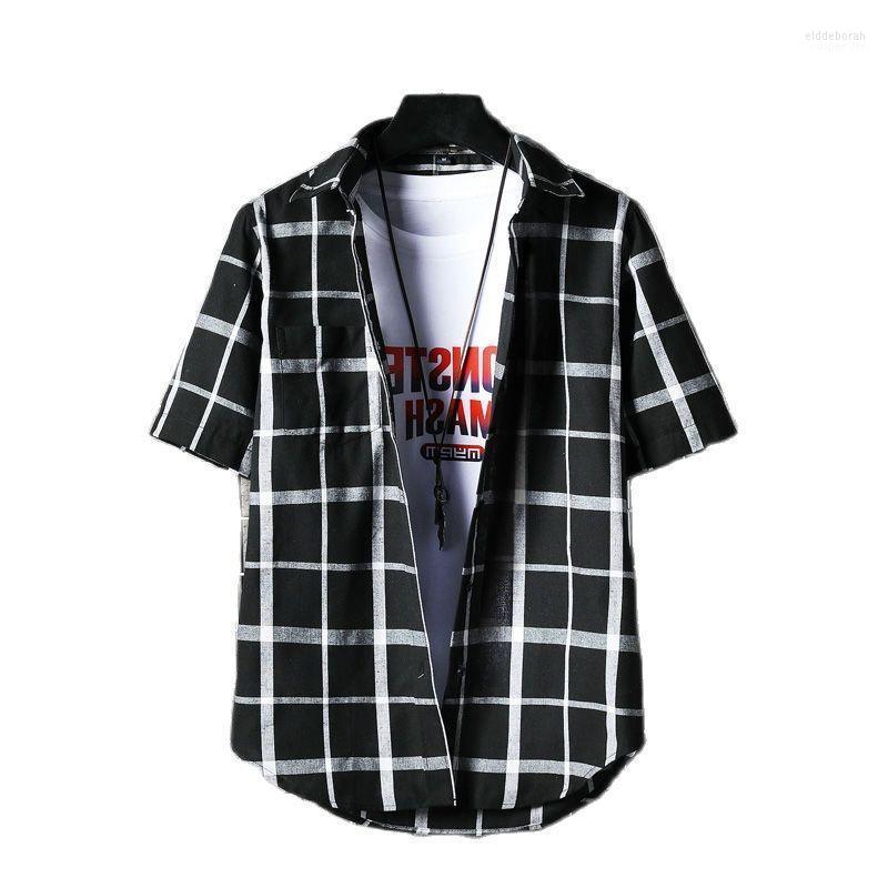 Men's Casual Shirts Summer Ins Hong Kong Style Short-Sleeved Slim T-shirt Handsome T-shirts Eldd22, Black
Men's Casual Shirts Summer Ins Hong Kong Style Short-Sleeved Slim T-shirt Handsome T-shirts Eldd22, Black
