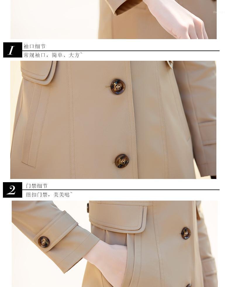 Women's Trench Coats Spring Autumn For Women Slim Wild Medium Length Female Windbreaker Coat Double-breasted Tops Casual Style
Women's Trench Coats Spring Autumn For Women Slim Wild Medium Length Female Windbreaker Coat Double-breasted Tops Casual Style