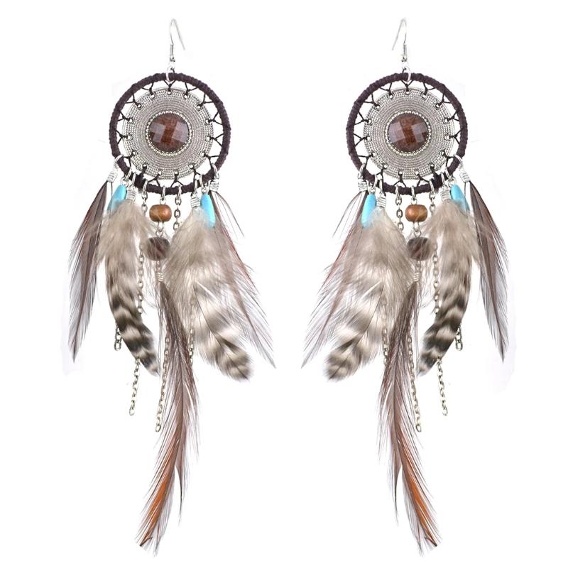 Dangle & Chandelier Dream Catcher Long Tassel Feather Earrings Women Bohemian Hippie Classic Ethnic Tribal Large Ear JewelryDangle Chandelie
Dangle & Chandelier Dream Catcher Long Tassel Feather Earrings Women Bohemian Hippie Classic Ethnic Tribal Large Ear JewelryDangle Chandelie