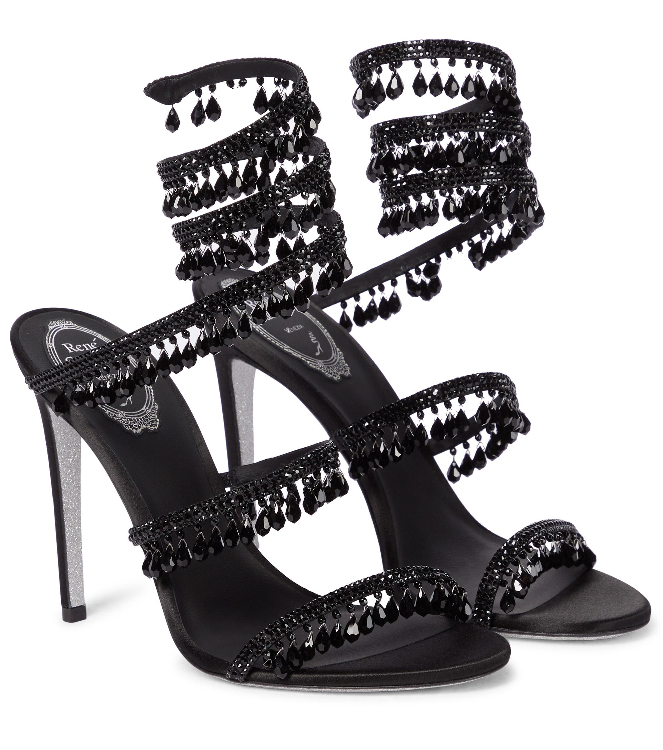 Renes-Caovillas Women dress shoes Chandelier embellished leather sandals BLACK SANDAL HEEL
Renes-Caovillas Women dress shoes Chandelier embellished leather sandals BLACK SANDAL HEEL