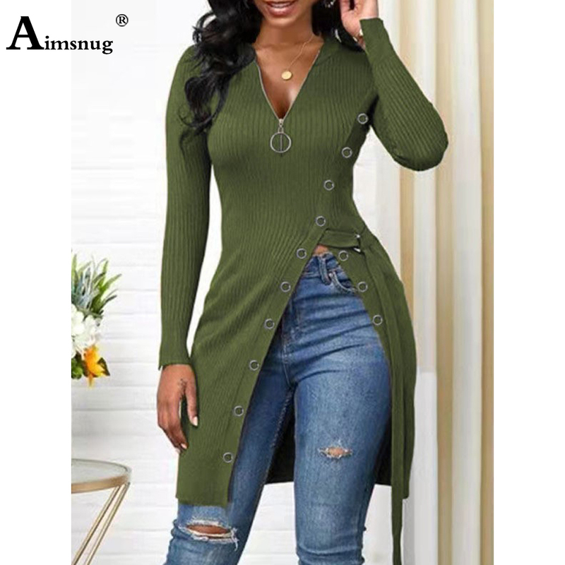 Spring Irregular Spliced Buttons T shirt Female Tops Oversized 3xl Women Fashion Zipper Pullovers Long Shirts Clothing 220728