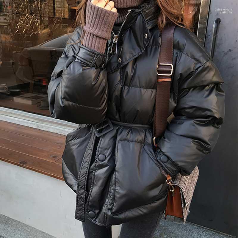Woman Jacket Korean Style Waist Hooded Loose Thick Tie Female Coats Autumn Winter DT0201 Guin22, Black
Woman Jacket Korean Style Waist Hooded Loose Thick Tie Female Coats Autumn Winter DT0201 Guin22, Black