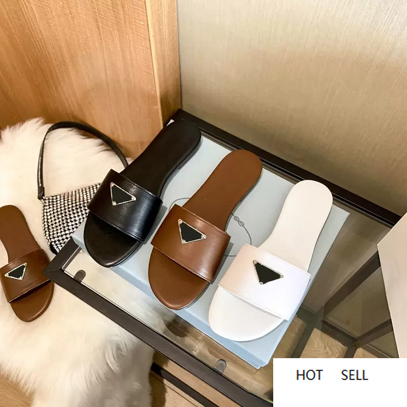 Women Slipper Fashion Designers Flat Slides Flip Flops Summer Genuine Leather Outdoor Loafers Bath Shoes Beachwear Slippers Black White Brown
Women Slipper Fashion Designers Flat Slides Flip Flops Summer Genuine Leather Outdoor Loafers Bath Shoes Beachwear Slippers Black White Brown