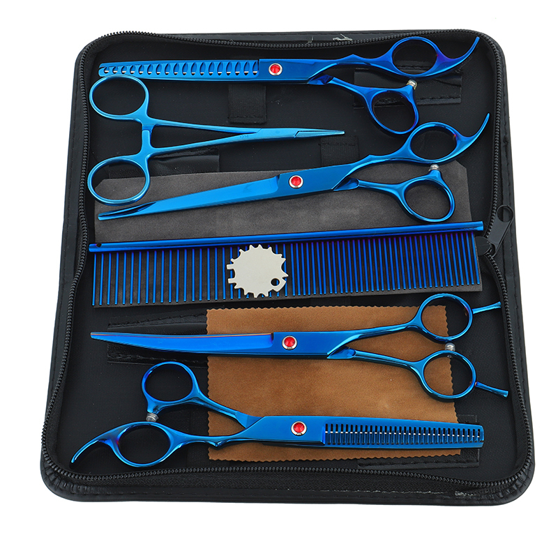 hairdressing scissors kit 7 inch Scissors for Hairdressers Barber Shop Supplies Professional Hairdressing 220317