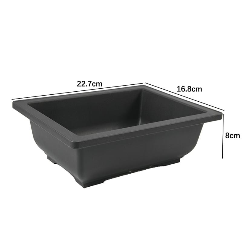 Planters & Pots 1PC Flower Pot Imitation Plastic Square Bonsai Bowl Nursery Basin Planter Rectangle For Plants
Planters & Pots 1PC Flower Pot Imitation Plastic Square Bonsai Bowl Nursery Basin Planter Rectangle For Plants