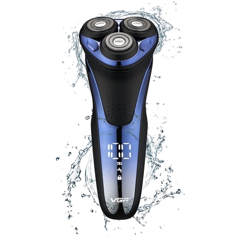 Wet Dry Shaving Machine Rechargeable Electric Shaver Portable Electric Razor For Men Beard Washable USB Charge 220322