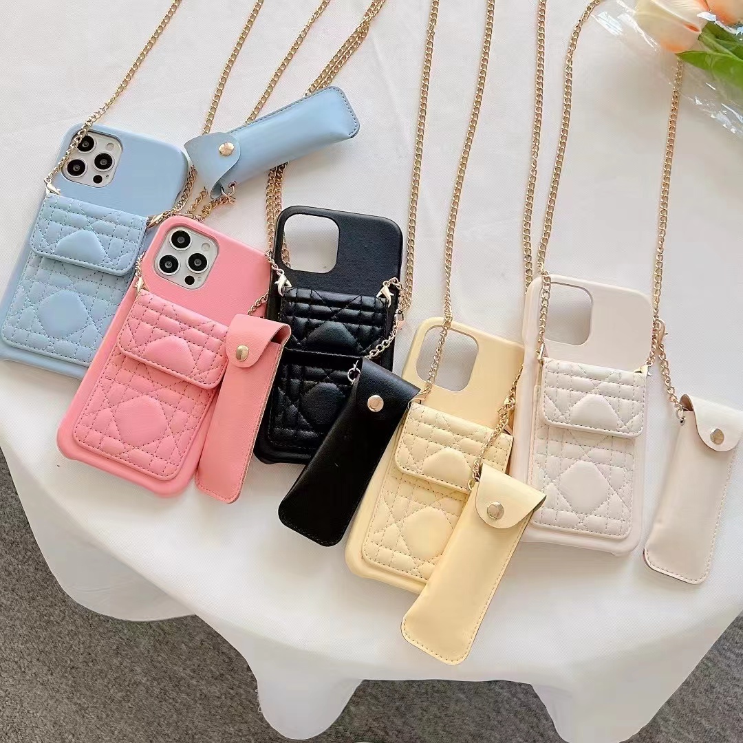Designer Leather Crossbody Card Slot Phone Cases with Lipstick Bag for iPhone 14 13 12 11 Pro Max 14pro 13pro 12pro 11Pro 14promax 13promax Luxury case with logo box, #4
Designer Leather Crossbody Card Slot Phone Cases with Lipstick Bag for iPhone 14 13 12 11 Pro Max 14pro 13pro 12pro 11Pro 14promax 13promax Luxury case with logo box, #4