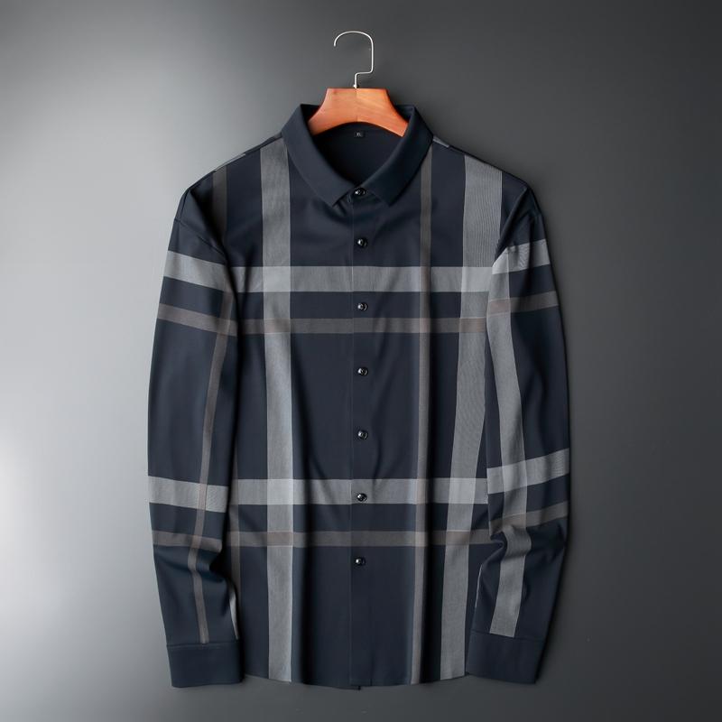 Men's Casual Shirts Autumn Plus Size Clothing Men's Business Loose Stretch Plaid Long Sleeve Shirt Elegant Simple ShirtMen's ShirtsMen's, Blue
Men's Casual Shirts Autumn Plus Size Clothing Men's Business Loose Stretch Plaid Long Sleeve Shirt Elegant Simple ShirtMen's ShirtsMen's, Blue