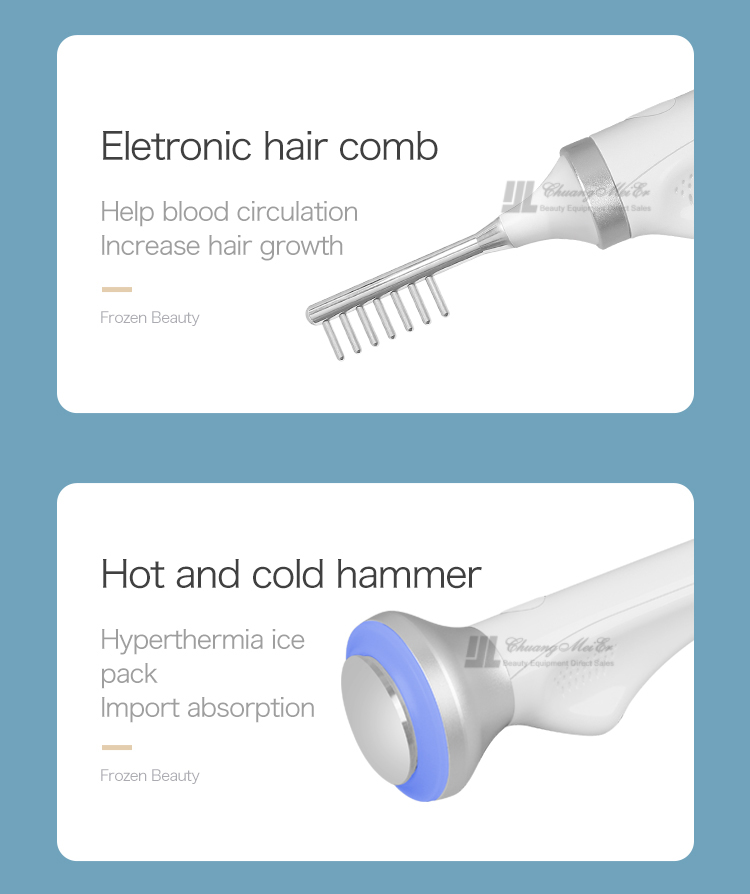 Multifunctional skin cleaning care maintenance anti-aging deep moisturizing skin management instrument