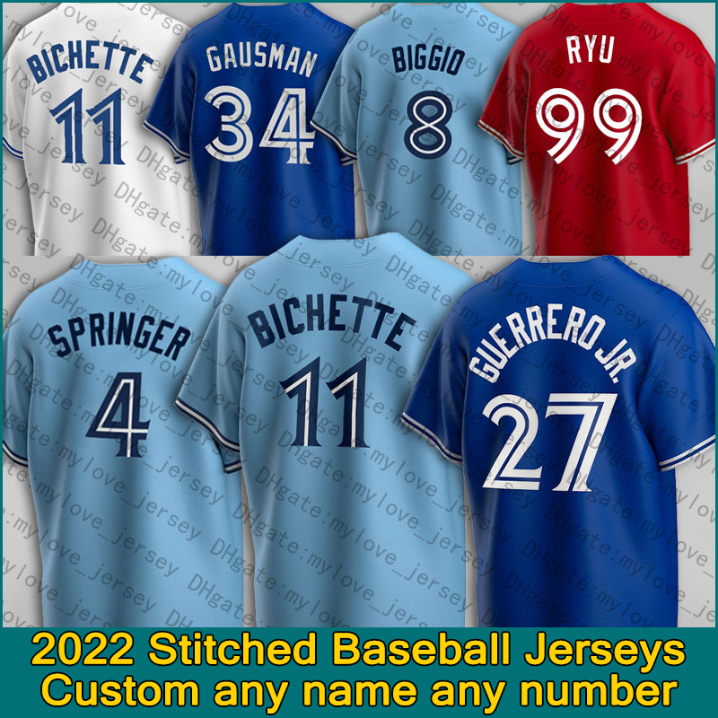 Blue Jays Baseball Jersey Vladimir Guerrero Jr. George Springer Bo Bichette Yusei Kikuchi Cavan Biggio Randal Grichuk Carter Hyun-Jin Ryu Matt Chapman Toronto Alomar, Man custom jersey (ln)
Blue Jays Baseball Jersey Vladimir Guerrero Jr. George Springer Bo Bichette Yusei Kikuchi Cavan Biggio Randal Grichuk Carter Hyun-Jin Ryu Matt Chapman Toronto Alomar, Man custom jersey (ln)