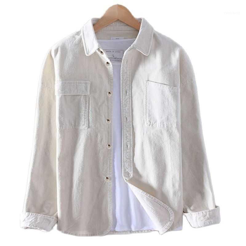 Fall Fashion Men's Cotton Warm Shirt Thick Coat Casual Top Lined Corduroy Shirts, Gray
Fall Fashion Men's Cotton Warm Shirt Thick Coat Casual Top Lined Corduroy Shirts, Gray