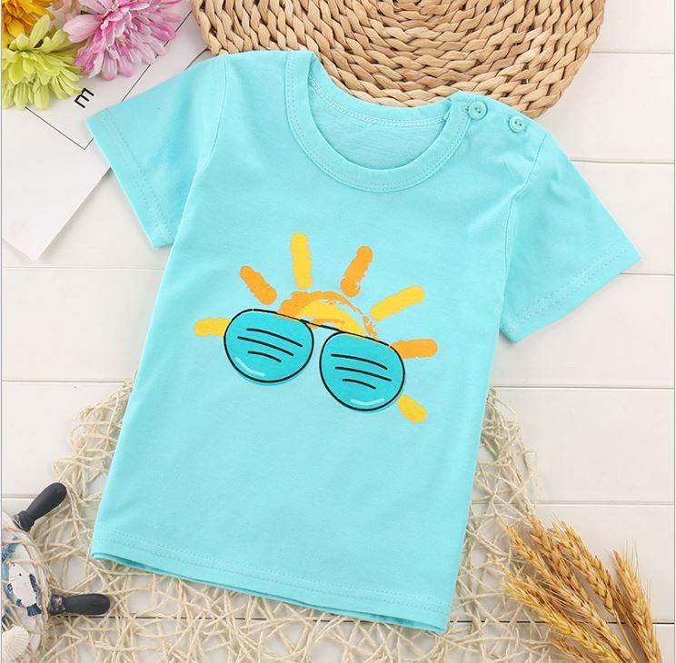 T-shirts Girls And Boys Short Sleeve T-shirt Children Boy & Girl Cartoon Cotton Tops Tee, Sky blue
T-shirts Girls And Boys Short Sleeve T-shirt Children Boy & Girl Cartoon Cotton Tops Tee, Sky blue