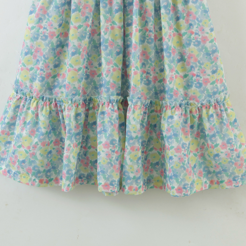 Sexy Floral Print Ruched Elastic Body Ruffle Strap Mini Dress Sleeveless Short Tank Dresses Holiday Woman Robe 220511