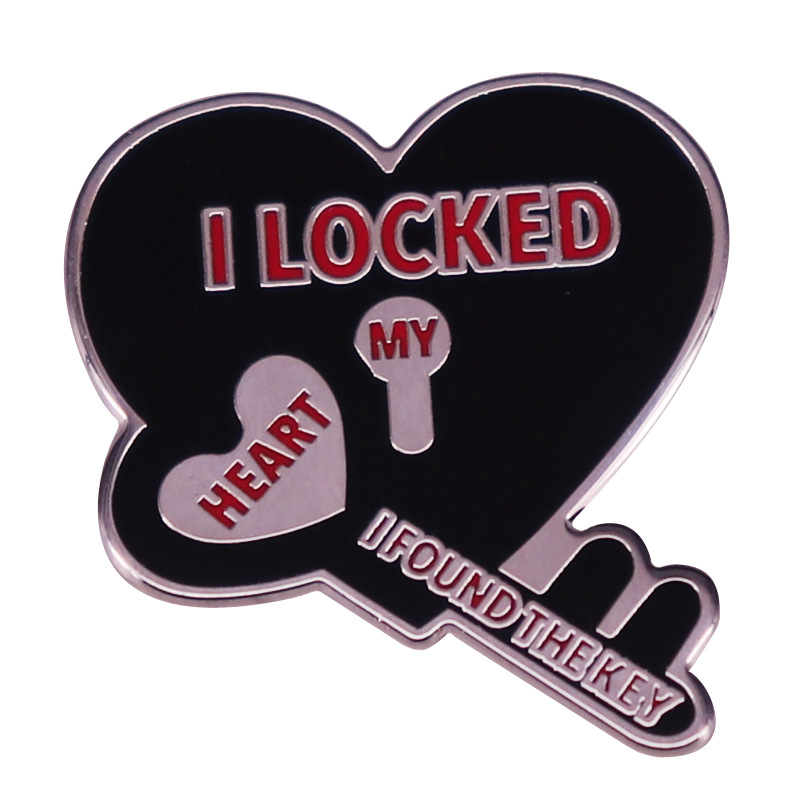 I locked my heart I found the key Enamel Pins Novelty Brooches Clothes Backpack Lapel Badges Friend Jewelry Accessories, As picture
I locked my heart I found the key Enamel Pins Novelty Brooches Clothes Backpack Lapel Badges Friend Jewelry Accessories, As picture