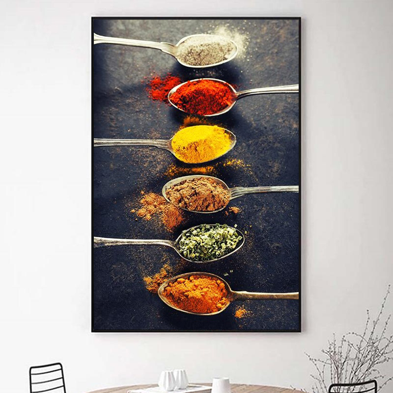 Spices in Spoons for Cooking Canvas Art Posters And Prints Kitchen Theme Canvas Paintings On the Wall Art Pictures Kitchen Decor
Spices in Spoons for Cooking Canvas Art Posters And Prints Kitchen Theme Canvas Paintings On the Wall Art Pictures Kitchen Decor