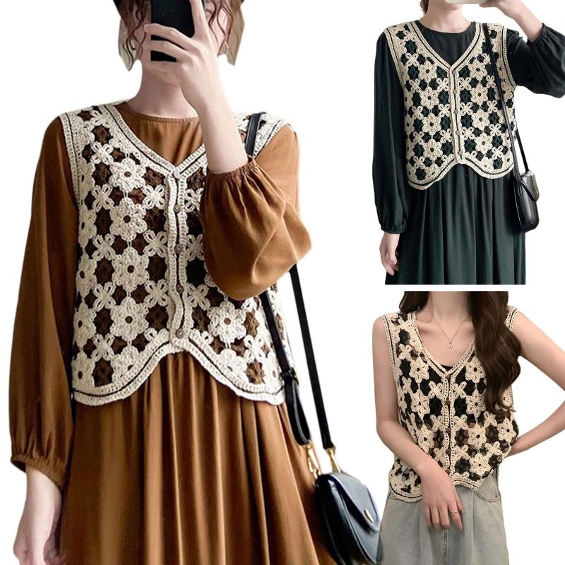 Women's Tanks & Camis Womens Korean Knit Crochet Retro Floral V-Neck Vest Waistcoat Cropped Cardigan Holiday Sleeveless Tank Top OuterwearWo, Black
Women's Tanks & Camis Womens Korean Knit Crochet Retro Floral V-Neck Vest Waistcoat Cropped Cardigan Holiday Sleeveless Tank Top OuterwearWo, Black