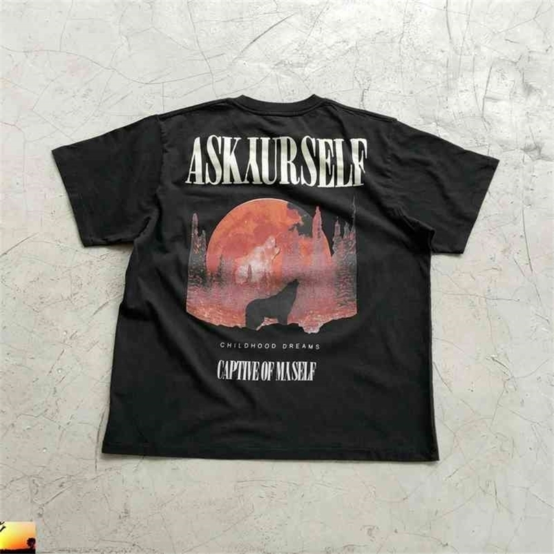 Askyurself T-shirt Men Women Casual Short Sleeve t shirt sun drop 210420