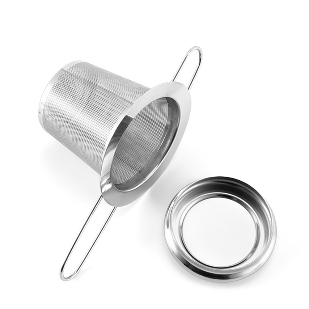 Tea Tools Stainless Steel Mesh Loose Leaf Tea Infuser Strainer Diffuser with Lid Folding Handle Spice Filter Steeper XBJK22036219640
