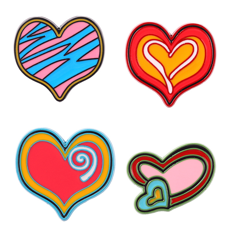 Cute Heart Shape Enamel Brooch Women Small Size Lapel Pin Children Denim Jackets Backpack Wear Badge Unisex Metal Brooches
Cute Heart Shape Enamel Brooch Women Small Size Lapel Pin Children Denim Jackets Backpack Wear Badge Unisex Metal Brooches