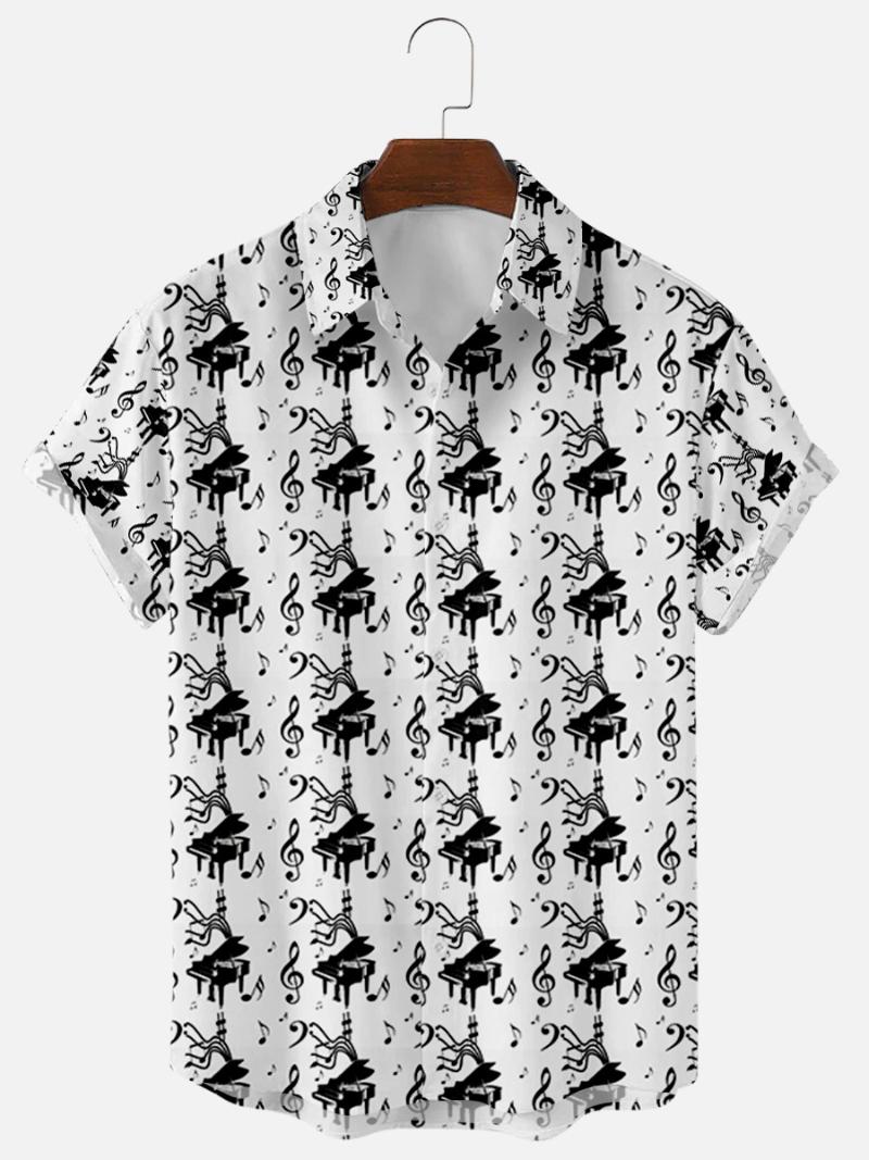 Men's Casual Shirts Summer Short Sleeve Large Size Musical Floral 4 Creative 3D Printing Men's Top ShirtsMen's, Navy blue
Men's Casual Shirts Summer Short Sleeve Large Size Musical Floral 4 Creative 3D Printing Men's Top ShirtsMen's, Navy blue