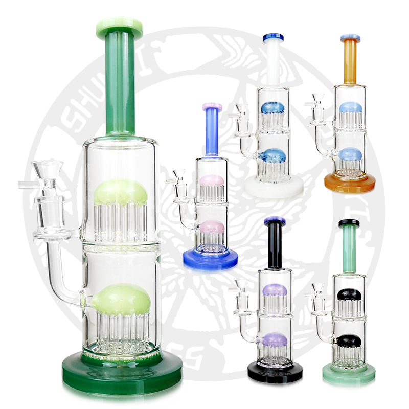 11 inches hookah Glass Water Pipe Double 12 Arm Tree Perc Colofrull Straight Tube Heady Rig smoking bong
11 inches hookah Glass Water Pipe Double 12 Arm Tree Perc Colofrull Straight Tube Heady Rig smoking bong