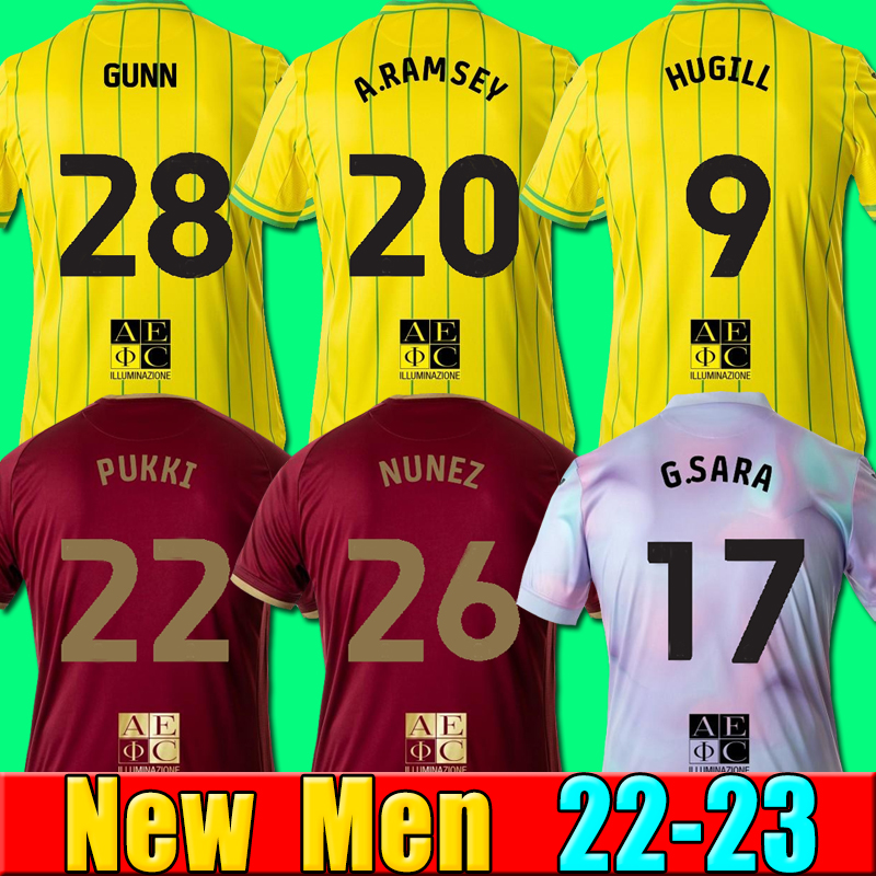22 23 Norwich PUKKI Soccer Jerseys City 2022 2023 HUGILL RASHICA MCLEAN DOWELL BUENDIA TZOLIS SARGENT home yellow away red third men kids baby kit football shirt, P02 22 23 away
22 23 Norwich PUKKI Soccer Jerseys City 2022 2023 HUGILL RASHICA MCLEAN DOWELL BUENDIA TZOLIS SARGENT home yellow away red third men kids baby kit football shirt, P02 22 23 away