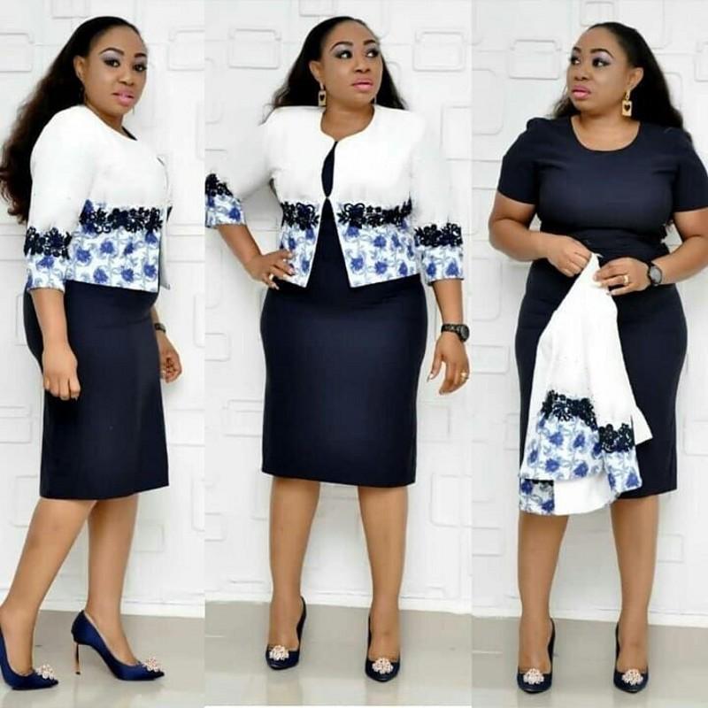 Work Dresses Plus Size 4XL Spring African Office Lady Women Set Lace Floral Print 3/4 Sleeve Knee-length Two Piece Suit Dress, Pink
Work Dresses Plus Size 4XL Spring African Office Lady Women Set Lace Floral Print 3/4 Sleeve Knee-length Two Piece Suit Dress, Pink