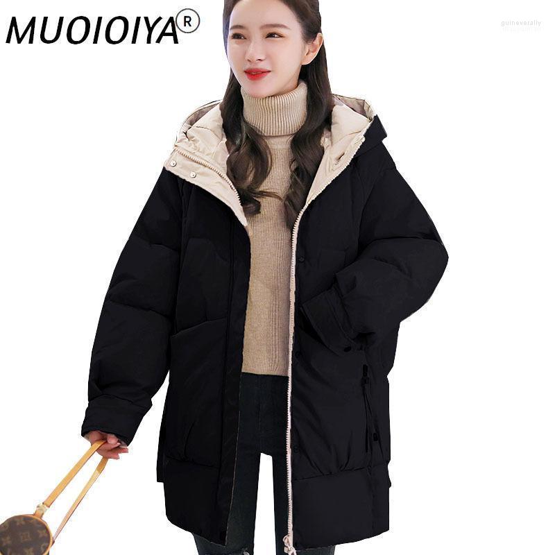 Women' Down & Parkas 2022 Women Outerwear Winter Thick Warm Jacket Fashion Female Cotton Loose Hooded Jackets Elegant Lady Slim Coat OK1035, Black
Women' Down & Parkas 2022 Women Outerwear Winter Thick Warm Jacket Fashion Female Cotton Loose Hooded Jackets Elegant Lady Slim Coat OK1035, Black