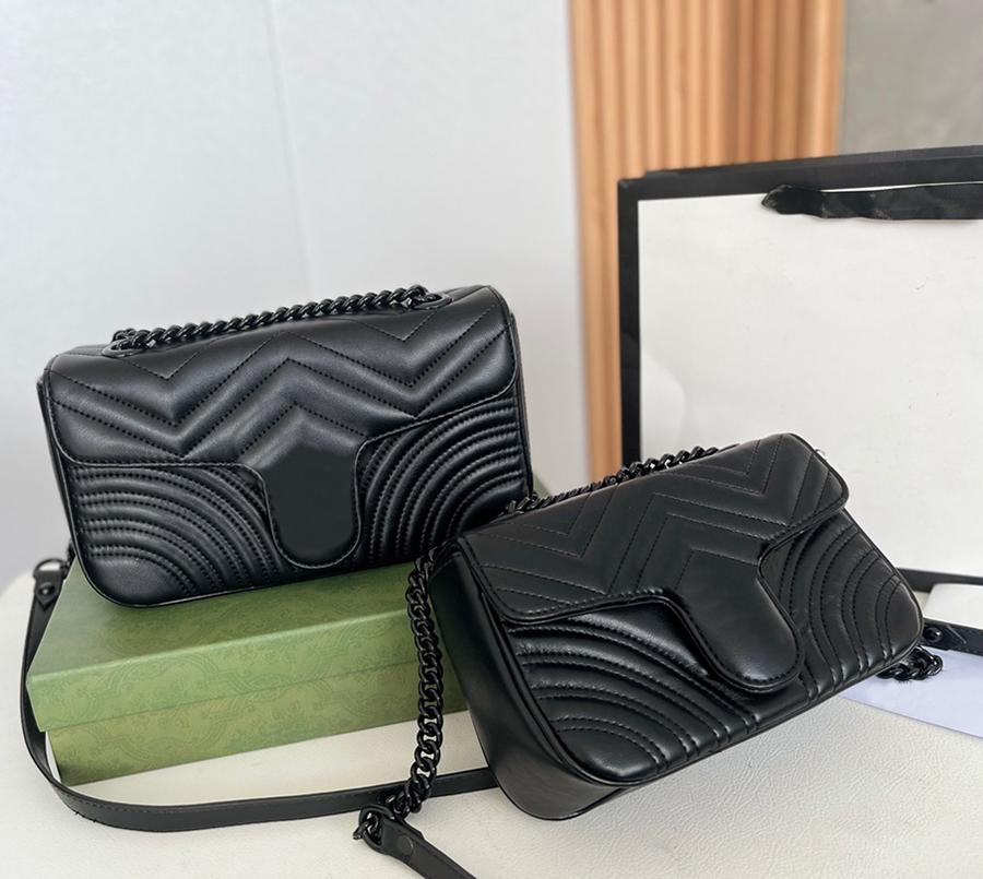 Black Chain designer bag Fashion Genuine Leather Cross body Bags Women High Quality Classic Quilted Shoulder bag Luxury Woman Handbag purse Underarm Tote
Black Chain designer bag Fashion Genuine Leather Cross body Bags Women High Quality Classic Quilted Shoulder bag Luxury Woman Handbag purse Underarm Tote