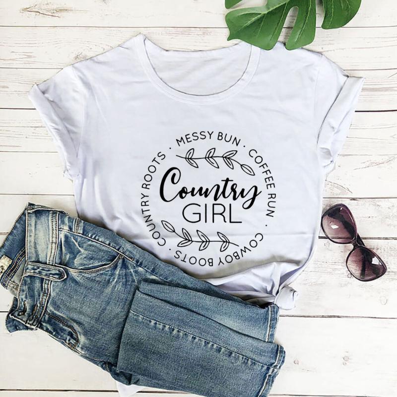 Women' T-Shirt Country Girl Shirt Arrvial 100%Cotton Women Tshirt Cowgirl Funny Summer Casual Short Sleeve Top Gift, Peach-black text
Women' T-Shirt Country Girl Shirt Arrvial 100%Cotton Women Tshirt Cowgirl Funny Summer Casual Short Sleeve Top Gift, Peach-black text