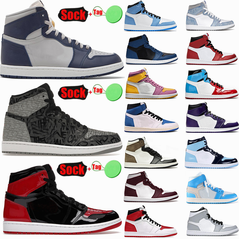 Jumpman 1 Basketball Shoes 1s High 85 Georgetown Mid Smoke Grey Patent Bred University Blue Rebellionaire Dazzle Mens Womens Sports Sneakers Trainers With Box
Jumpman 1 Basketball Shoes 1s High 85 Georgetown Mid Smoke Grey Patent Bred University Blue Rebellionaire Dazzle Mens Womens Sports Sneakers Trainers With Box