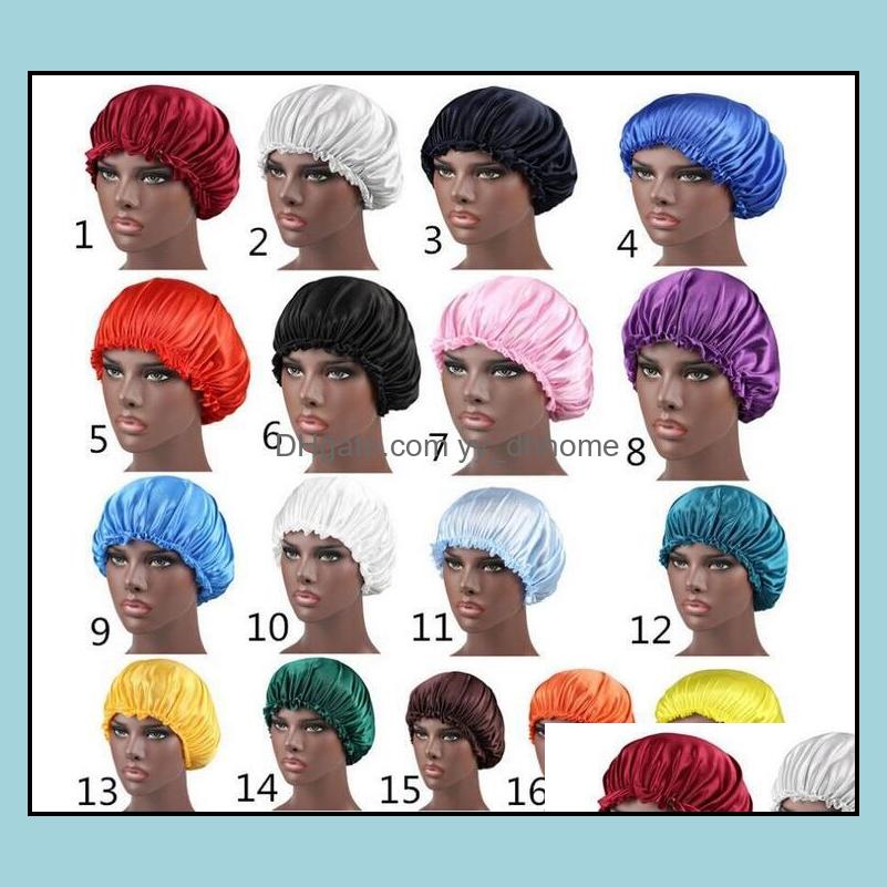 Beanie/Skl Caps Hats Hats Scarves Gloves Fashion Accessories New Solid Color Silk Satin Night Hat Women Head Er Sleep Bonnet Hair Care 17, As pic
Beanie/Skl Caps Hats Hats Scarves Gloves Fashion Accessories New Solid Color Silk Satin Night Hat Women Head Er Sleep Bonnet Hair Care 17, As pic