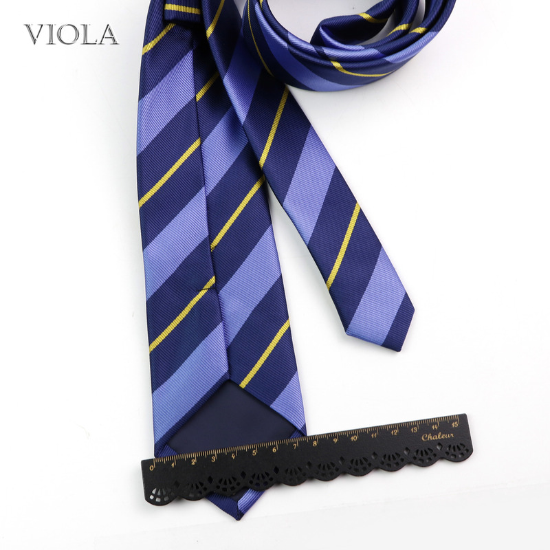 29 Colors Striped Tie 7cm Polyester Young Men Red Blue Green Navy Necktie Suit Casual Formal Daily Cravat Quality Gift Accessory 220409