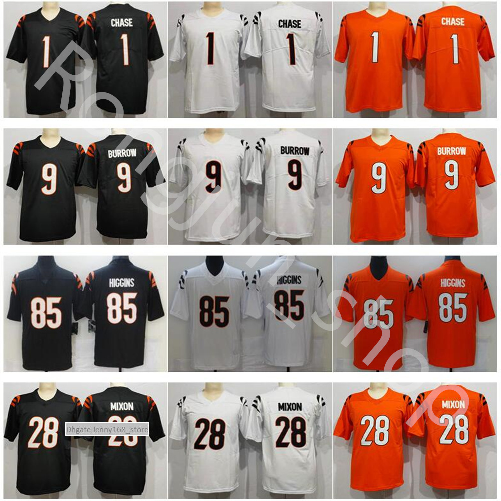 Top Printed Cincinnati Mens Youth Women Football 1 JaMarr Chase 9 Joe Burrow 28 Joe Mixon 85 Tee Higgins Evan McPherson Bengal jerseys Size S-5XL
Top Printed Cincinnati Mens Youth Women Football 1 JaMarr Chase 9 Joe Burrow 28 Joe Mixon 85 Tee Higgins Evan McPherson Bengal jerseys Size S-5XL