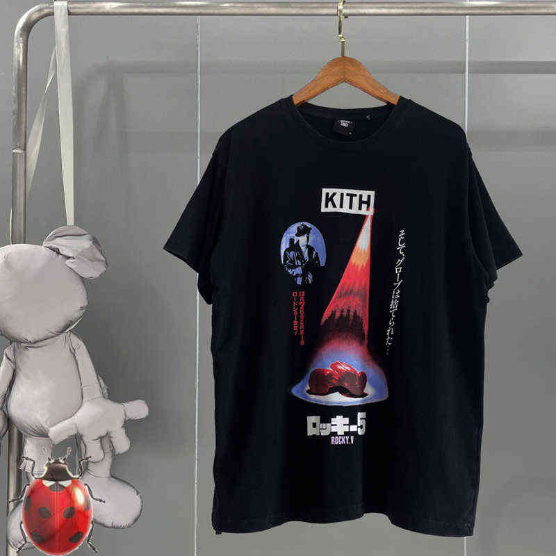 Kith Rocky t Shirt Box Wash Do Old Tee Best Quality Film Projection Printing Men Women T-shirt
Kith Rocky t Shirt Box Wash Do Old Tee Best Quality Film Projection Printing Men Women T-shirt