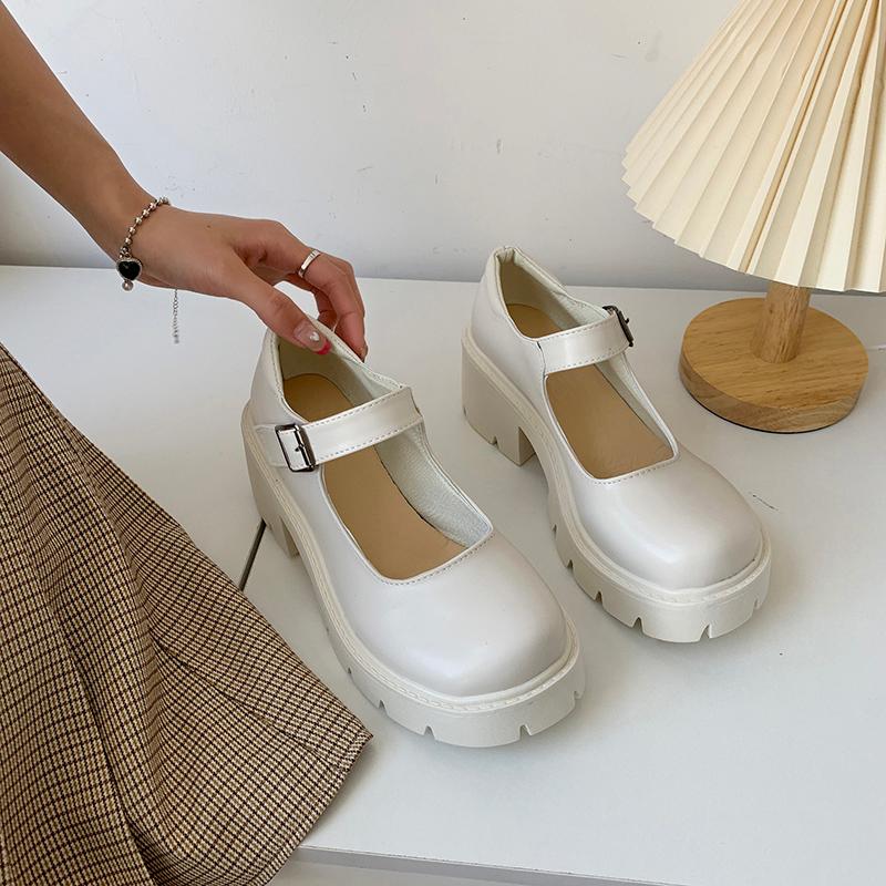 Dress Shoes White Lolita Women Japanese Mary Jane Vintage Girls Students JK Uniform High Heel Platform Cosplay 43Dress, Black light
Dress Shoes White Lolita Women Japanese Mary Jane Vintage Girls Students JK Uniform High Heel Platform Cosplay 43Dress, Black light