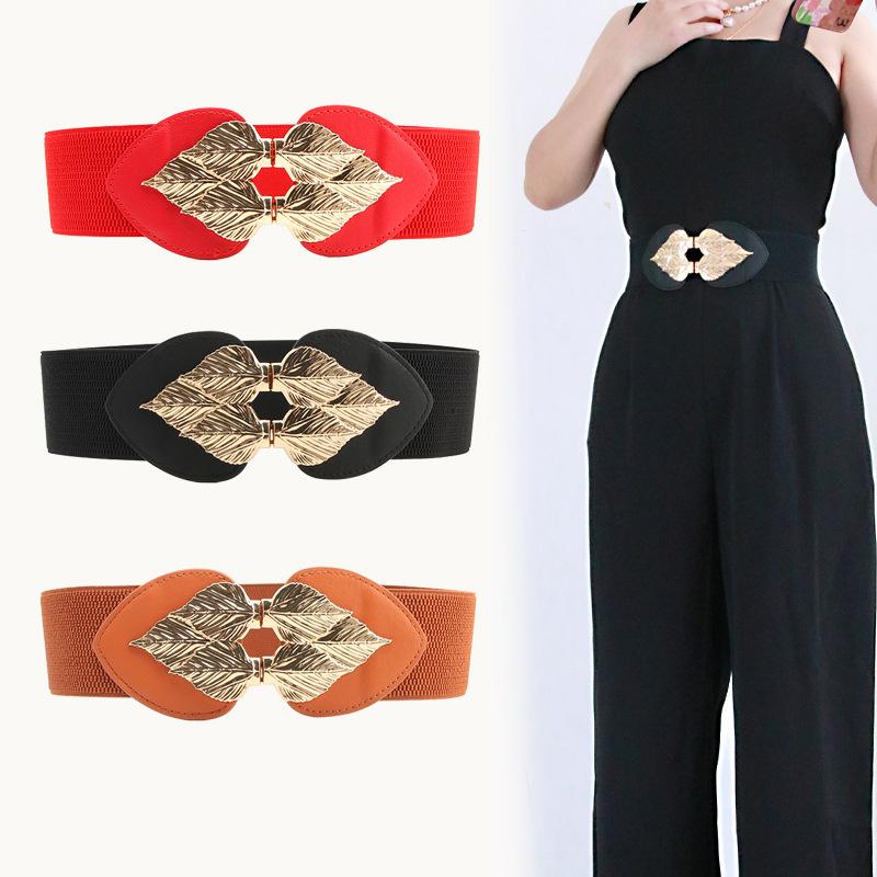 Belts 6cm Width Women Stretchy Wide Casual Black Waistband Elastic Cummerbunds For Ladies Dresses Elegant Female BeltsBelts, White
Belts 6cm Width Women Stretchy Wide Casual Black Waistband Elastic Cummerbunds For Ladies Dresses Elegant Female BeltsBelts, White