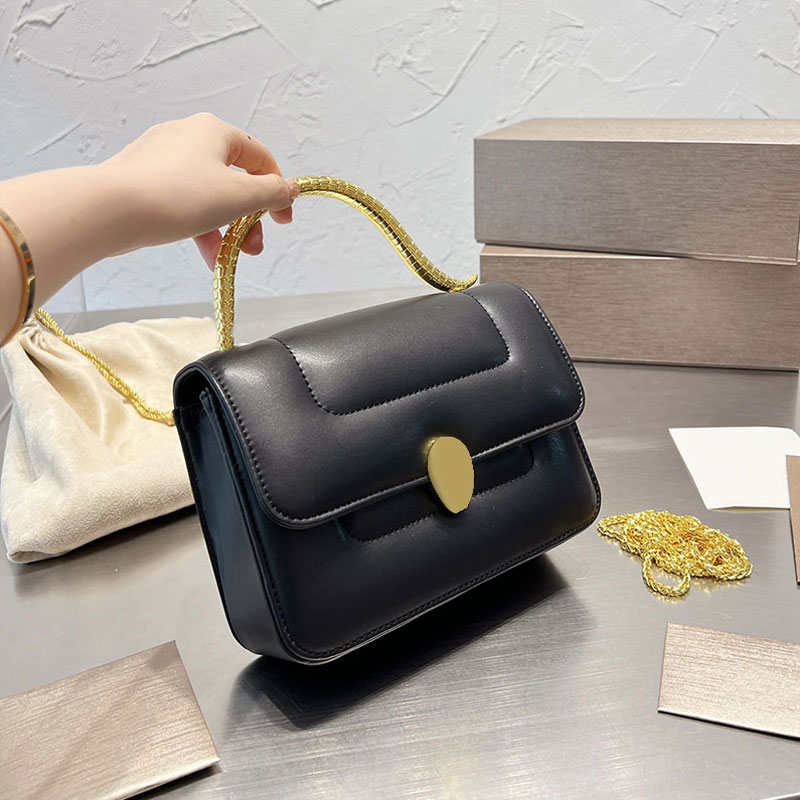Snakehead Flap Cross Body Bag Women Handbags Purse Genuine Leather Gold Chain Handle Inside Fashion Letters High Quality Organ Shoulder Bag Solid Color Wallets, Just box
Snakehead Flap Cross Body Bag Women Handbags Purse Genuine Leather Gold Chain Handle Inside Fashion Letters High Quality Organ Shoulder Bag Solid Color Wallets, Just box