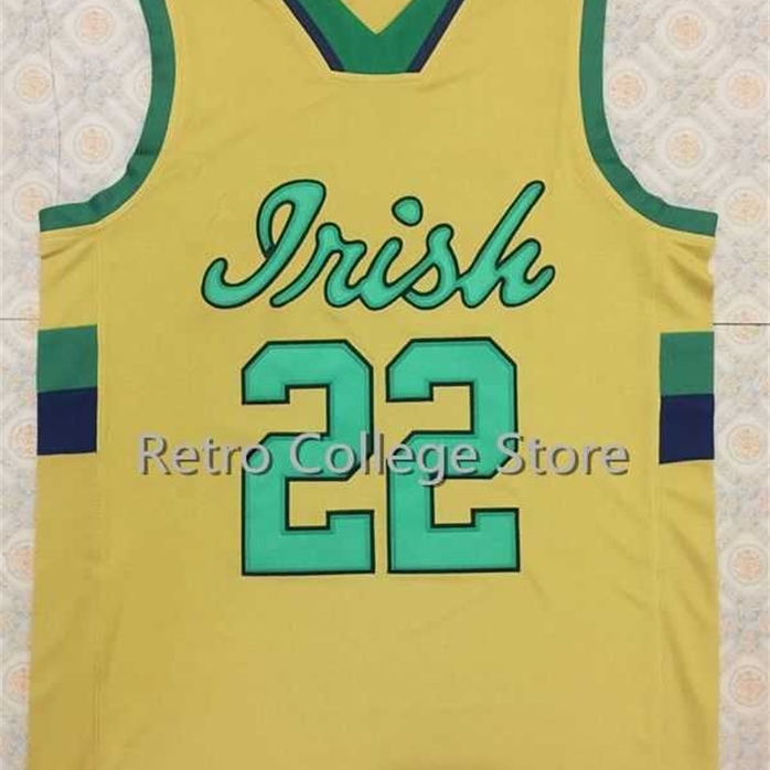 Sjzl98 #22 Jerian Grant Notre Dame Irish School Basketball Jersey College Stitched Basket Jerseys Customized any Name, Gold
Sjzl98 #22 Jerian Grant Notre Dame Irish School Basketball Jersey College Stitched Basket Jerseys Customized any Name, Gold