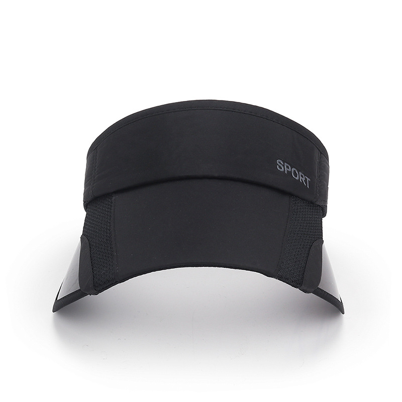 Summer Sports Sun Visors for Women Retractable Pull-out Brim Sun Protection Topless Hat Men Casual Top Empty Tennis Cycling Cap