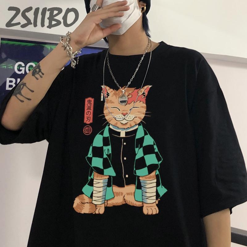Men' T-Shirts Harajuku Japanese Anime Samurai Cat Cool Summer Oversize Unisex Men/Women T Shirt Short Sleeve HipHop Men Tshirt Streetwear, Hei11
Men' T-Shirts Harajuku Japanese Anime Samurai Cat Cool Summer Oversize Unisex Men/Women T Shirt Short Sleeve HipHop Men Tshirt Streetwear, Hei11